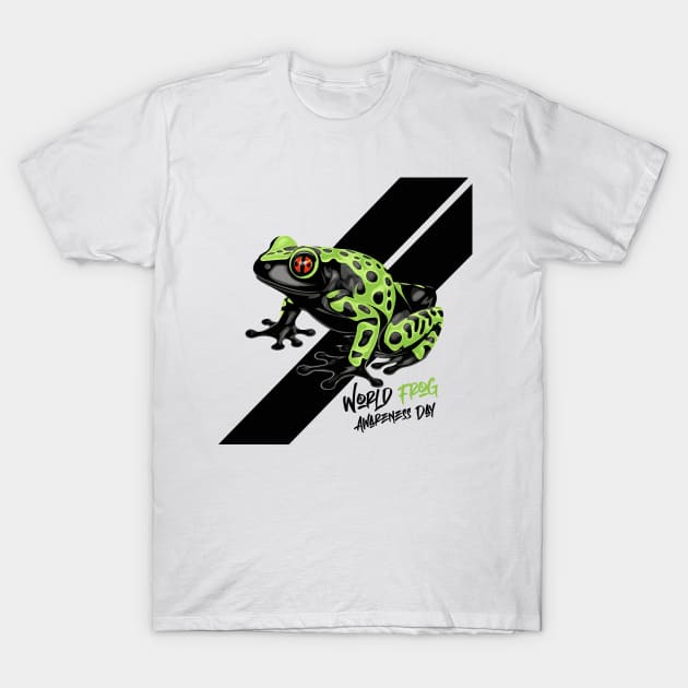 World Frog Day – March T-Shirt by irfankokabi